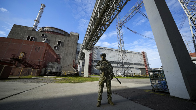 烏克蘭扎波羅熱核電站周邊衝突繼續。AP資料圖
