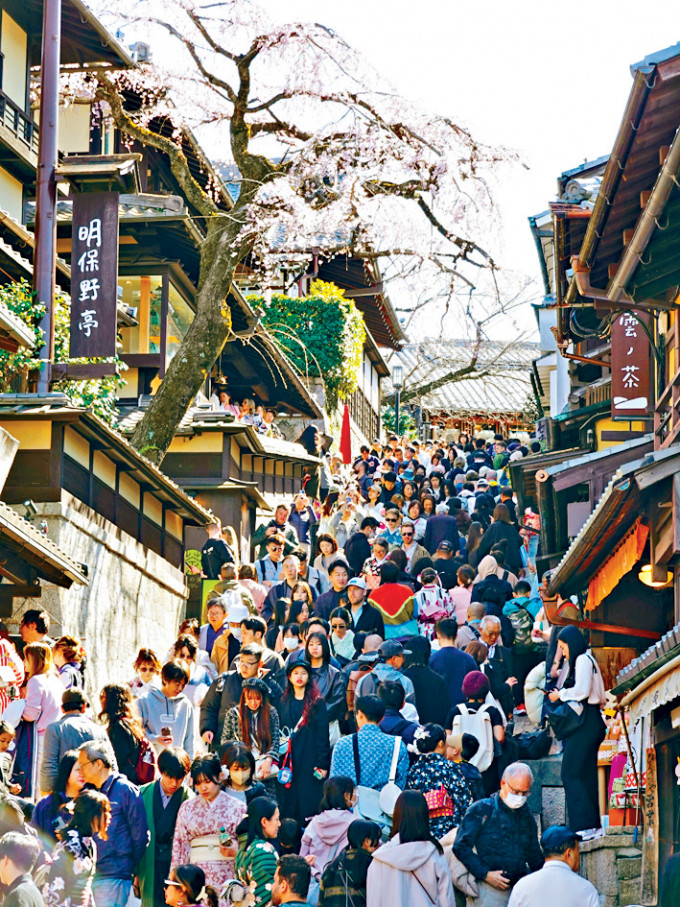 不少港人愛到日本旅遊，京都清水寺亦是其中一個必到景點。