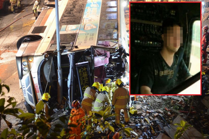 大埔公路九巴翻侧意外中，30岁车长陈浩明成为被告。资料图片
