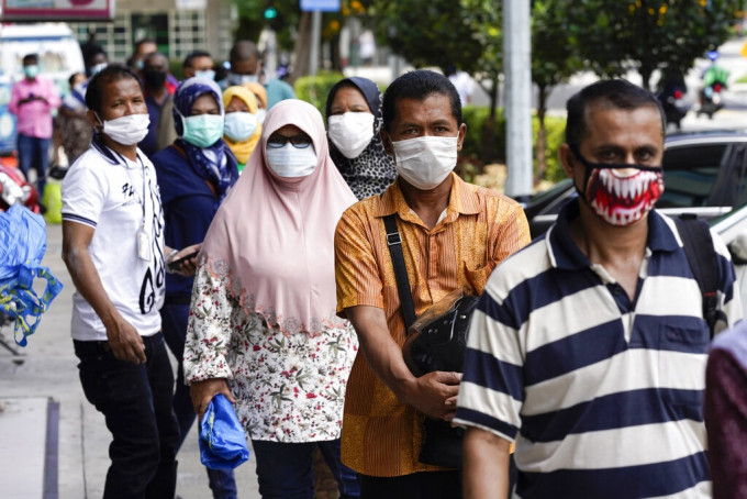 马来西亚疫情开始缓和。AP图片