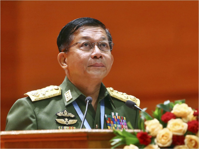缅甸国防军总司令敏昂莱将会出席东盟会议。AP资料图片