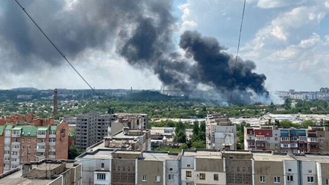 克里米亞塞瓦斯托波爾一座發電廠發生爆炸，懷疑遭無人機襲擊。網上圖片