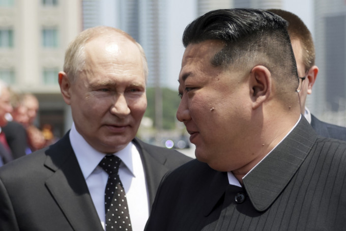 美韩关注普京和金正恩加强军事合作之际，北韩军方重申在乌克兰战争中支持莫斯科。美联社