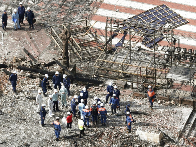 這次首里城重建，工程浩大，可能要花30年才能重建完成。 AP