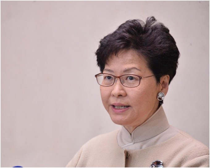 林鄭月娥表示，香港是積極參與不同意是被規劃。