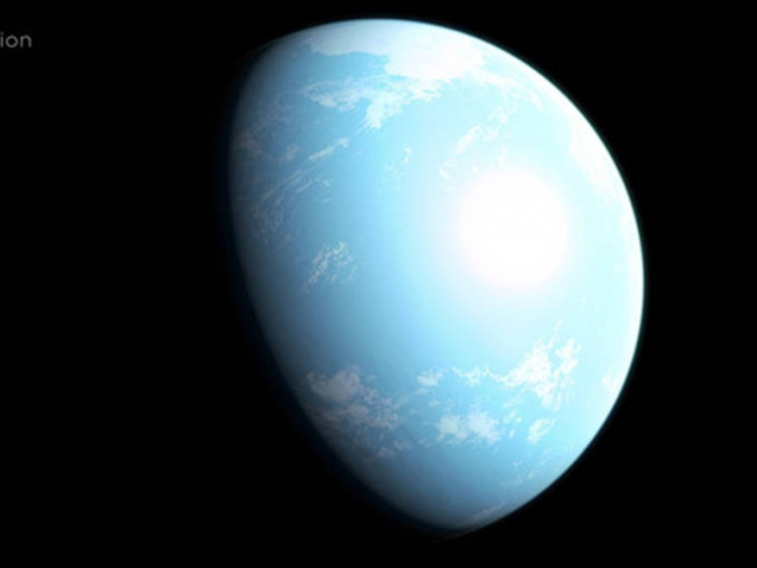 科学家认为，此行星具有类似地球适合人类居住的条件。  NASA 图片