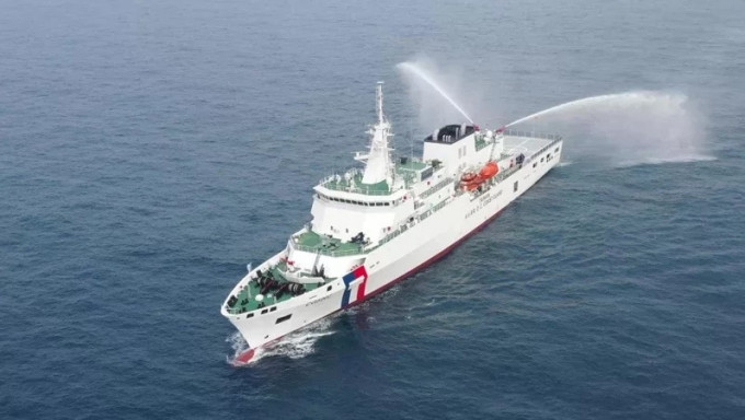 台湾海巡署「新竹舰」。