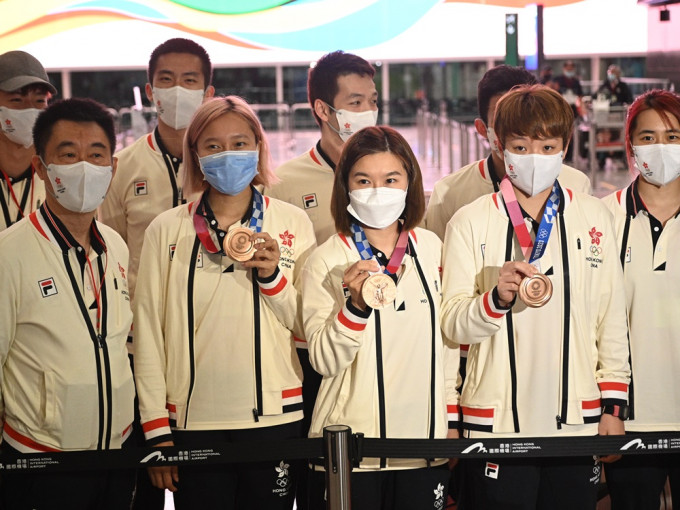 港隊在今屆東京奧運創出佳績。資料圖片