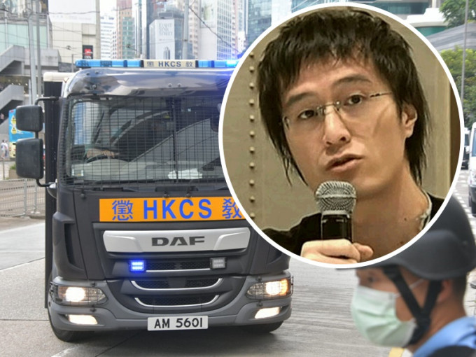 李宇轩今早由囚车押上高院。