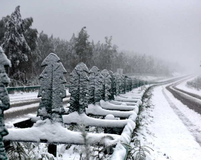 黑龙江省漠河县北极村境内雪景。图：新华社