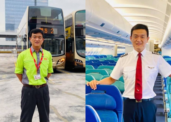 前港龙机长Earnest Li一度转职九巴车长，近日获聘为香港货运航空机长，重返本业。Earnest Li Facebook图片