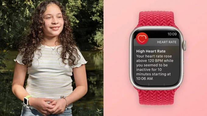 Apple Watch意外助12岁女童发现患癌。