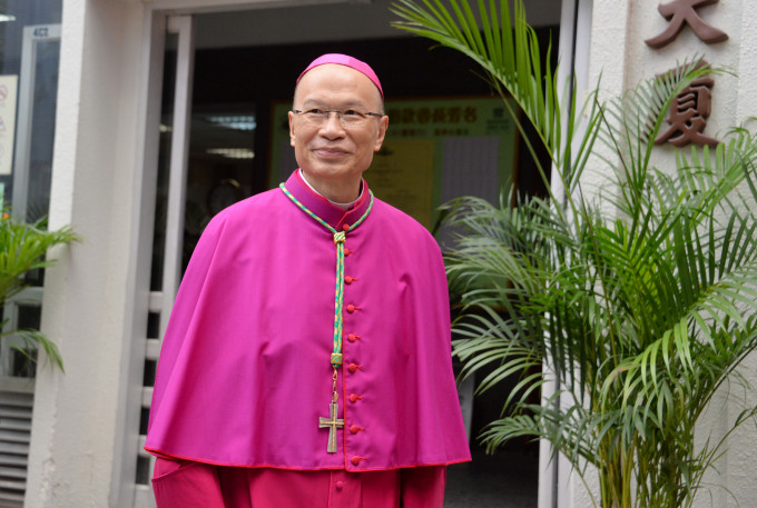 杨鸣章今年接任香港教区主教。