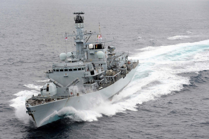英国巡防舰蒙特罗斯号在地中海巡航。（资料图片）