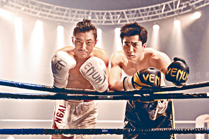 Nonkul與周國賢在戲中上演精采拳賽。