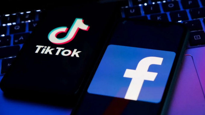 TikTok 是Facebook最強的競爭對手。資料圖片