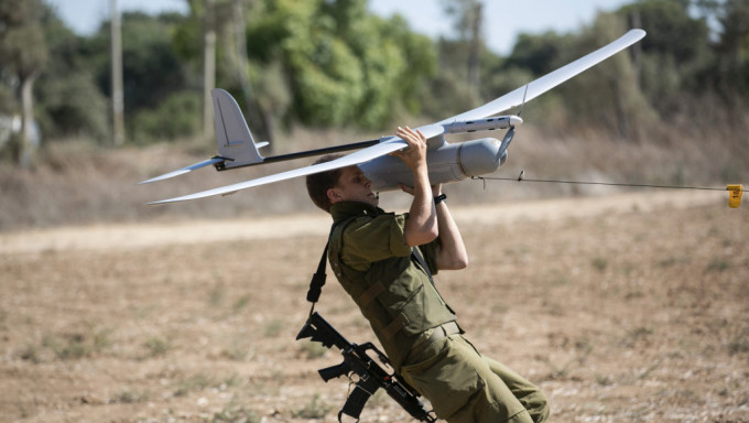 2014年，以军在加沙边境发射「云雀」（Skylark）无人机。 路透社