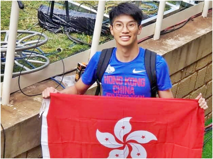 张绍衡杀入男子110米跨栏决赛，成为首名晋身世界U20锦标赛决赛的香港运动员。香港田径总会fb图片