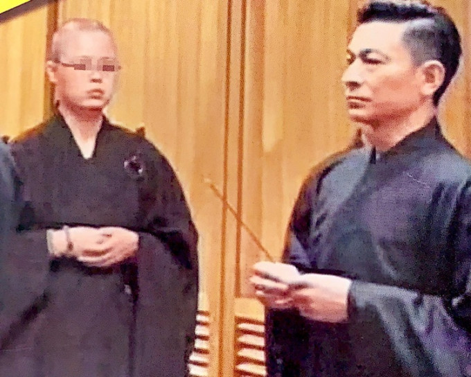 刘德华被拍到现身法事仪式。东周刊图片