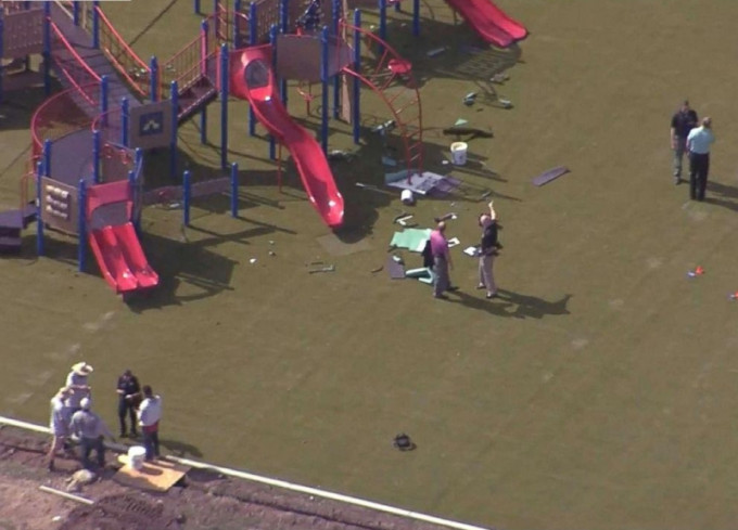 槍撃案發現場是一間小學的遊樂場。（網圖）