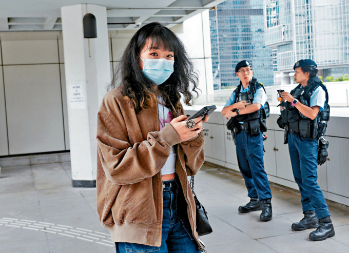 案件已进行第79天审讯，图为女被告刘佩凝。