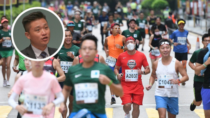 立法會民政事務委員會主席鄭泳舜期望下月內能確定「香港馬拉松」賽事的細節。資料圖片