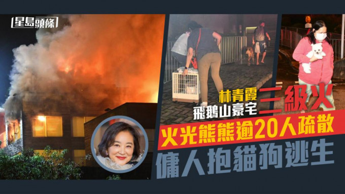 林青霞11億元豪宅發生火警。