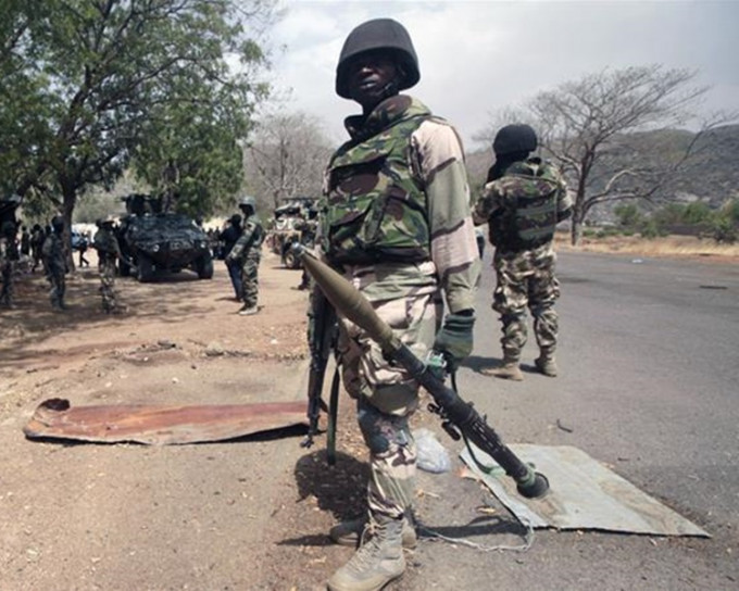 尼日利亞軍方加強打襲武裝分子。AP