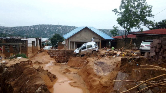 剛果民主共和國暴雨成災，據報至少120人喪生。 REUTERS