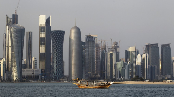 卡塔爾首都多哈。AP圖片