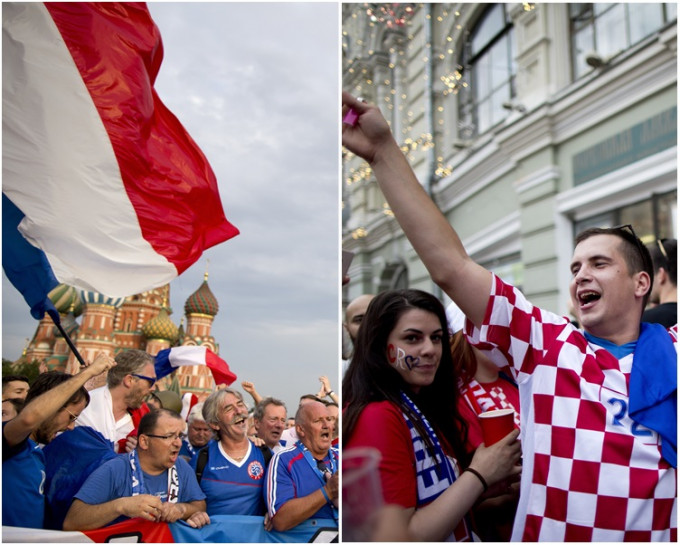 今次决赛是法国（左）重塑辉煌，还是克罗地亚成功复仇，实在值得期待。AP