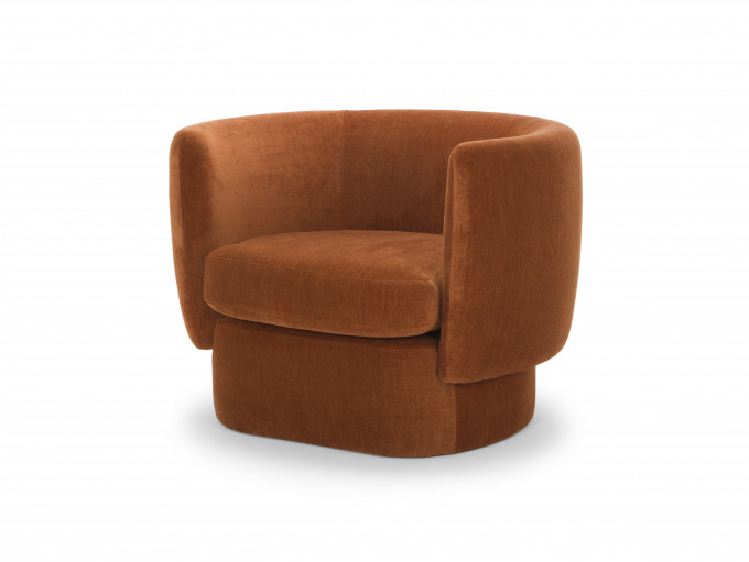 Leah休闲椅造型可爱，柔软亦小巧精致，售$4,790。