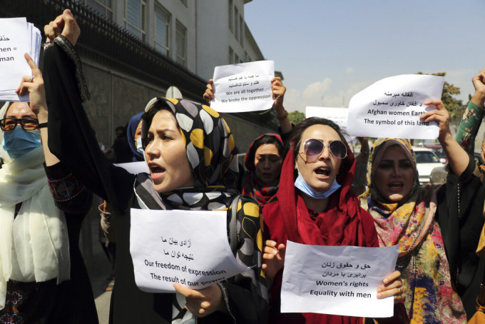 塔利班治下的阿富汗，女性权益料面临严重冲击。美联社图片