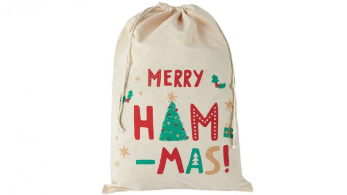 澳洲聖誕商品寫上MERRY HAM-MAS，名字近似哈馬斯。網上圖片