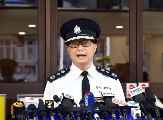 邓炳强又否认警队针对传媒。资料图片