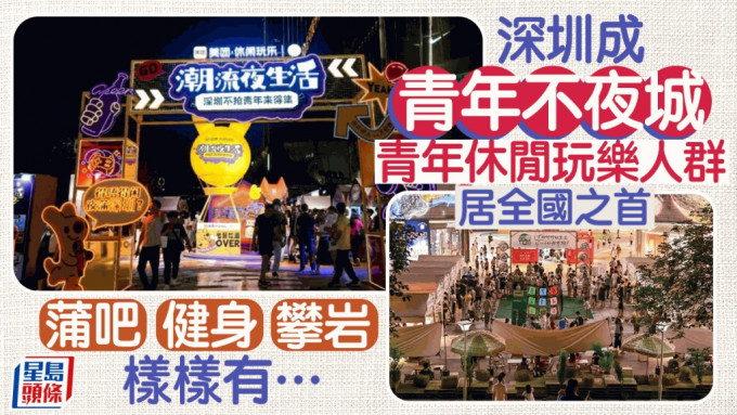 潮流夜生活市集，促进深圳夜间消费。