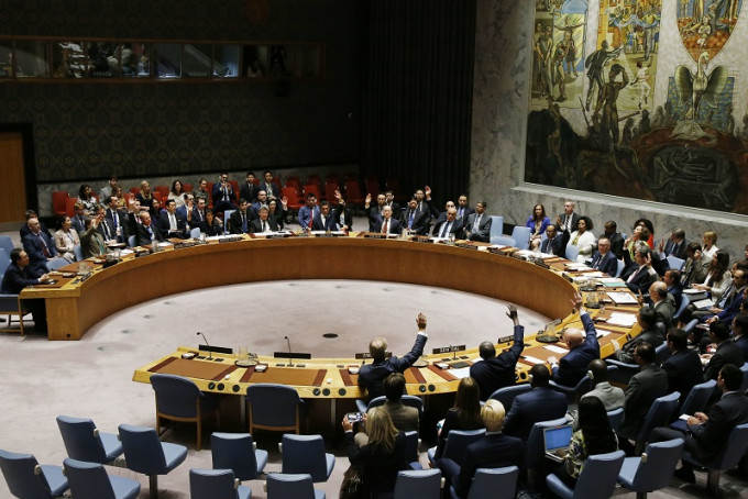 聯合國安理會一致通過制裁北韓新方案。美聯社
