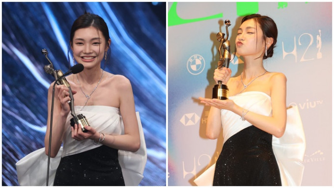 謝咏欣繼去年得金馬獎，今年再得金像獎最佳新演員。