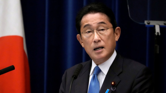 日本首相岸田文雄的内阁民望创新低 。AP图片