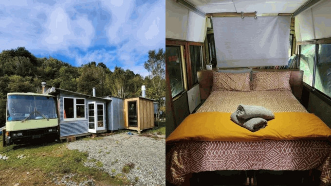 涉事民宿位於新西蘭南島西海岸Hokitika遍遠郊區。 Airbnb