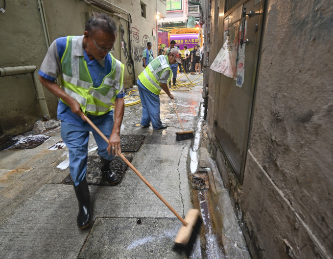 政府全城清洁防治鼠患行动。资料图片