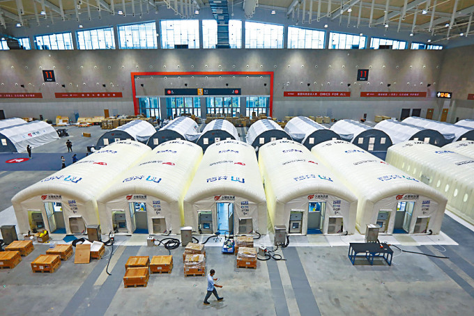南京國際博覽中心搭建起了「火眼」實驗室。