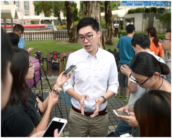 香港民族黨召集人陳浩天。資料圖片
