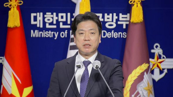 南韩国防部发言人夫胜粲。