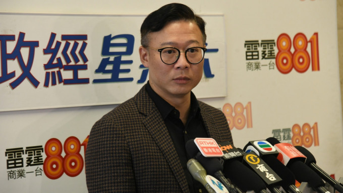 张国钧指涉反修例被捕但未被起诉人士，要留待执法机关决定。何健勇摄