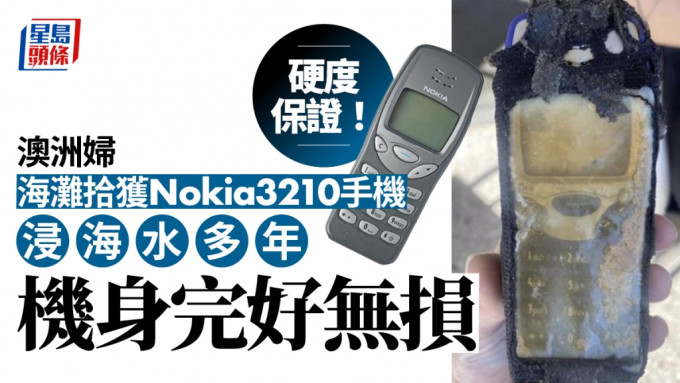 澳婦黃金海岸拾獲Nokia3210手機。 網圖