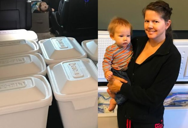 38岁母亲兰拿斯捐出53公升母乳，帮助医院约2000名需要喂哺母乳的小孩。