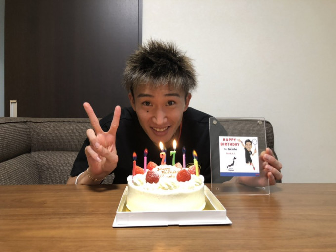 桃田賢斗剛在九月一日踏入廿七歲。桃田賢斗官方Twitter圖片