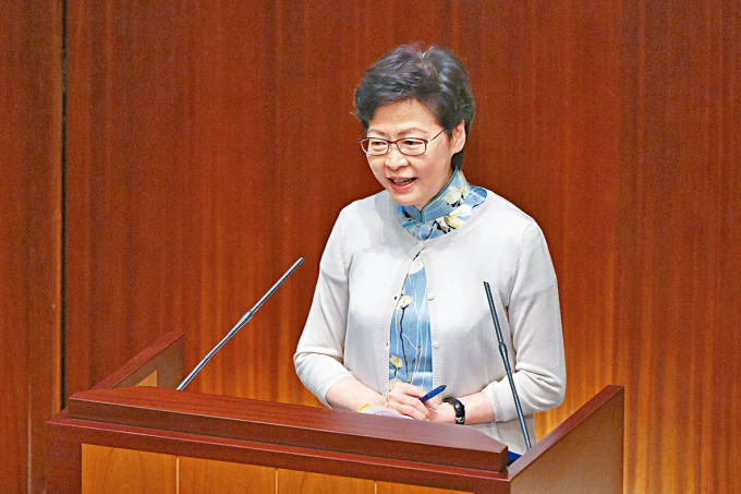 ■林郑昨出席答问大会时强调，房屋供应仍是今届政府施政重点。