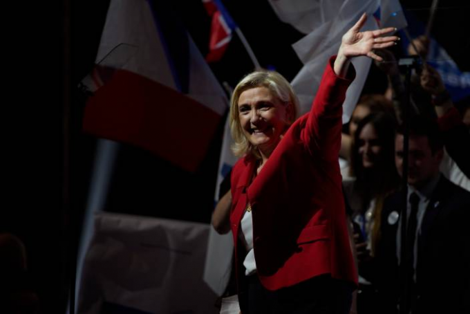 法国极右翼政党「国民联盟」候选人勒庞。